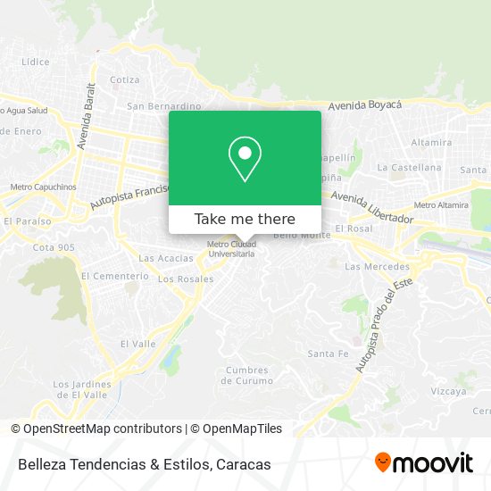 Belleza Tendencias & Estilos map