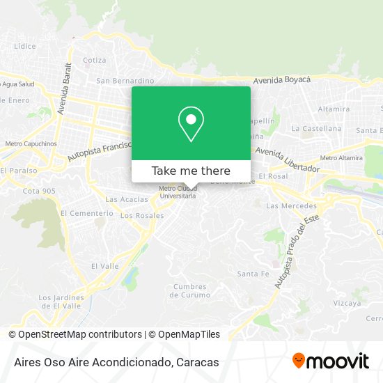 Aires Oso Aire Acondicionado map