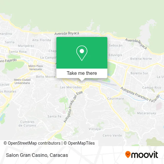 Salon Gran Casino map