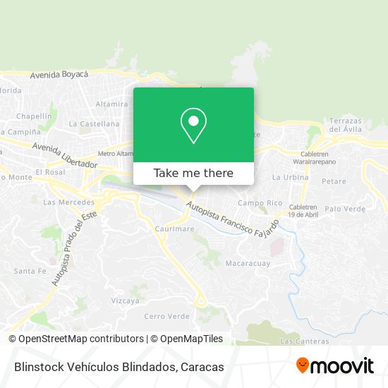 Blinstock Vehículos Blindados map