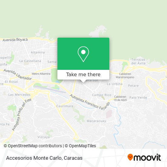 Accesorios Monte Carlo map