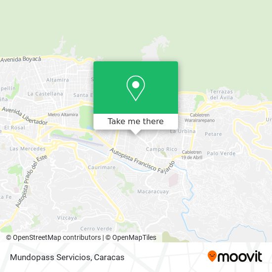 Mundopass Servicios map