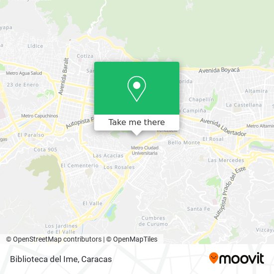 Biblioteca del Ime map