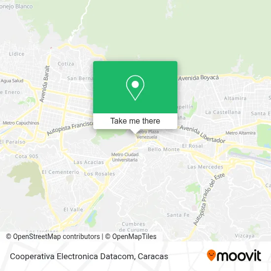 Cooperativa Electronica Datacom map