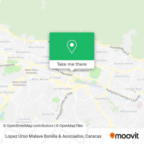 Lopez Urso Malave Bonilla & Asociados map