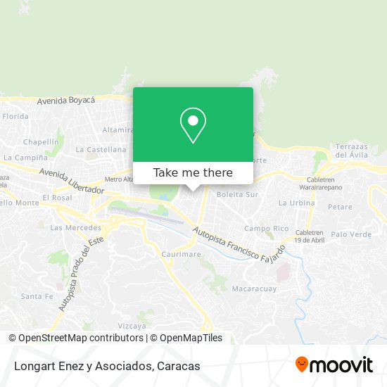 Longart Enez y Asociados map