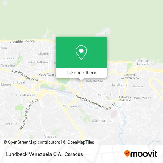 Lundbeck Venezuela C.A. map