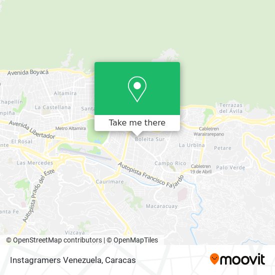 Instagramers Venezuela map