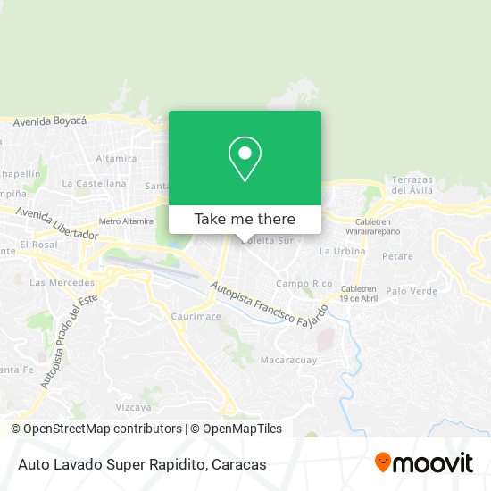 Auto Lavado Super Rapidito map
