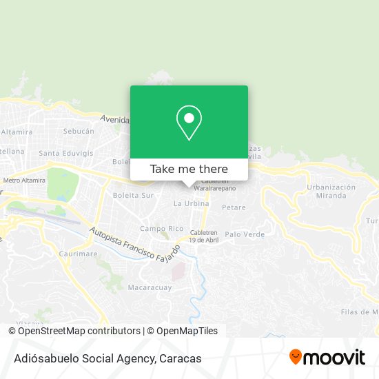 Adiósabuelo Social Agency map