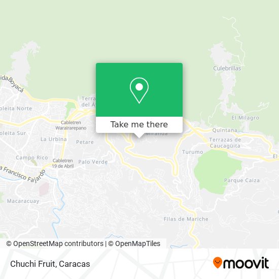 Mapa de Chuchi Fruit