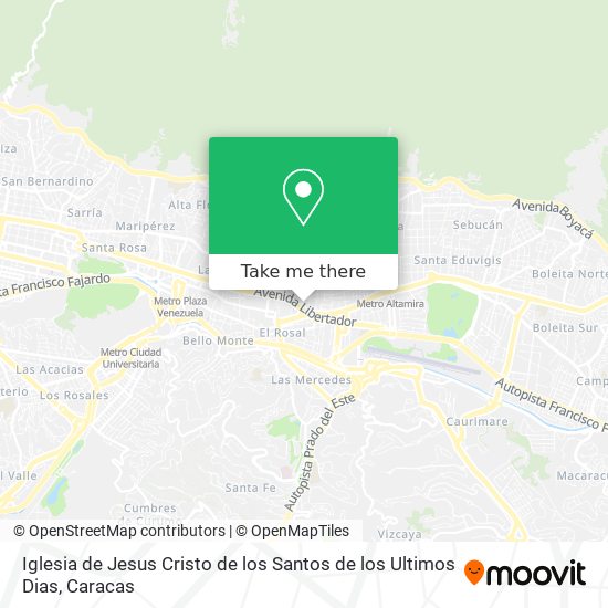 Iglesia de Jesus Cristo de los Santos de los Ultimos Dias map