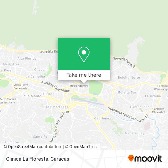 Clinica La Floresta map
