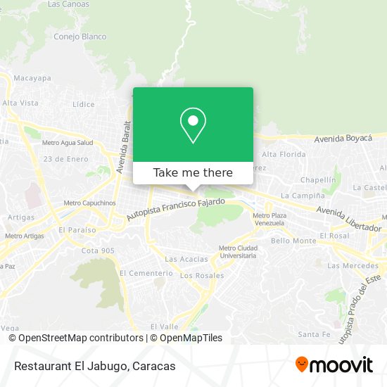 Restaurant El Jabugo map