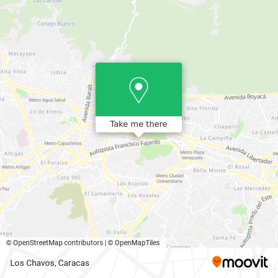 Los Chavos map