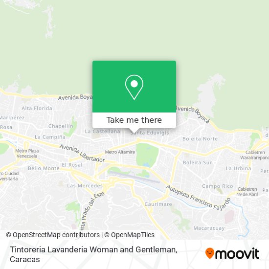 Tintoreria Lavanderia Woman and Gentleman map