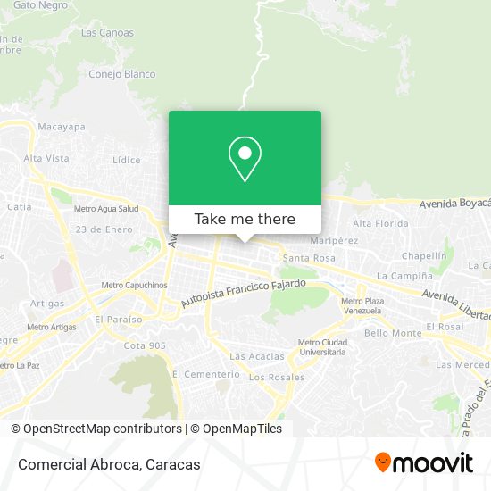 Comercial Abroca map