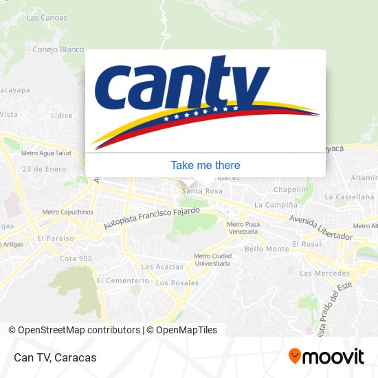 Mapa de Can TV