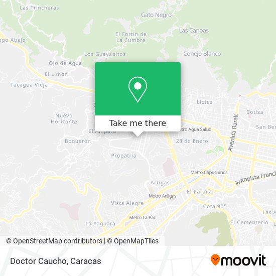 Doctor Caucho map