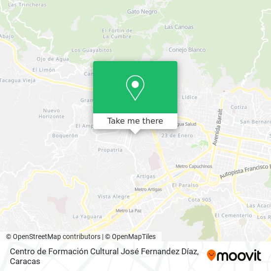 Centro de Formación Cultural José Fernandez Díaz map