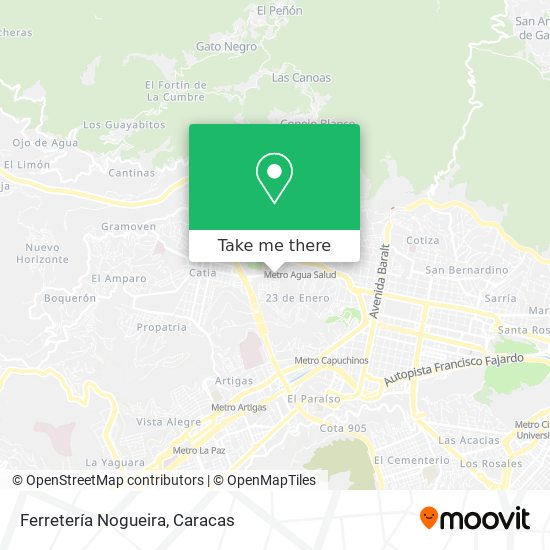 Ferretería Nogueira map
