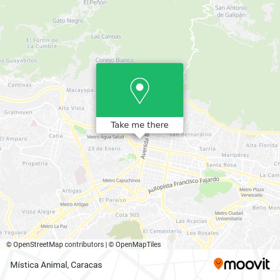 Mística Animal map