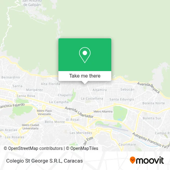Colegio St George S.R.L map