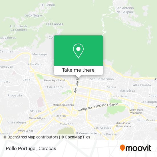Pollo Portugal map
