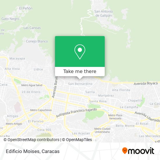 Mapa de Edificio Moises