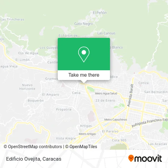 Edificio Ovejita map