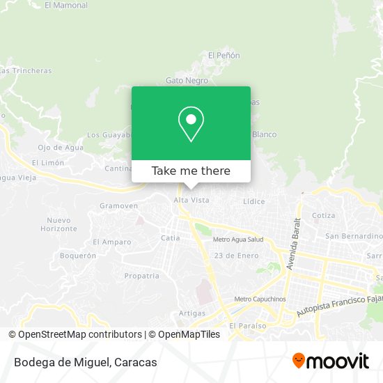Bodega de Miguel map