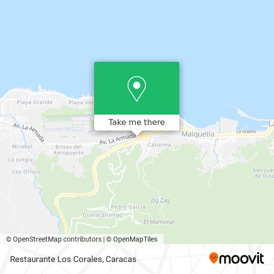 Restaurante Los Corales map