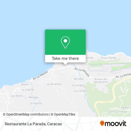 Restaurante La Parada map