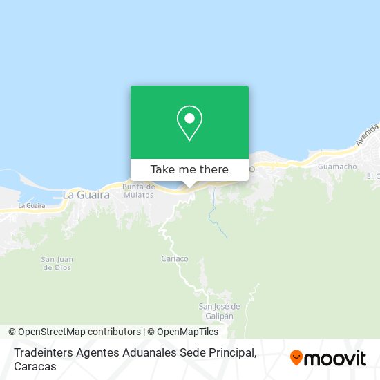 Mapa de Tradeinters Agentes Aduanales Sede Principal