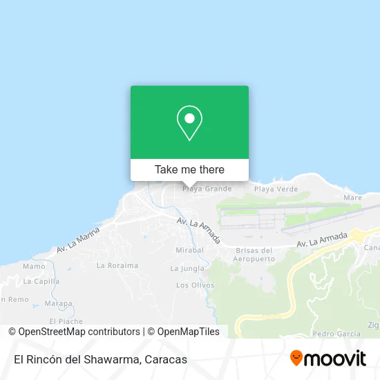 El Rincón del Shawarma map