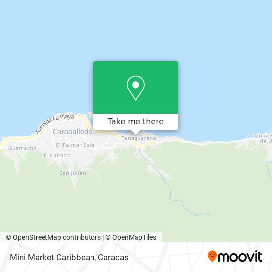 Mapa de Mini Market Caribbean