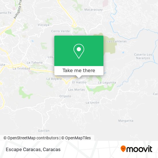 Escape Caracas map