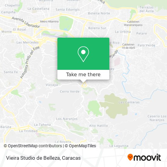 Vieira Studio de Belleza map