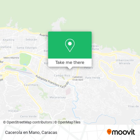 Cacerola en Mano map