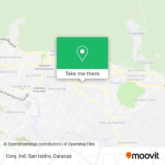 Mapa de Conj. Ind. San Isidro