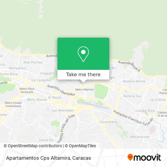 Apartamentos Cps Altamira map
