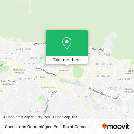 Consultorio Odontológico Edif. Roxul map