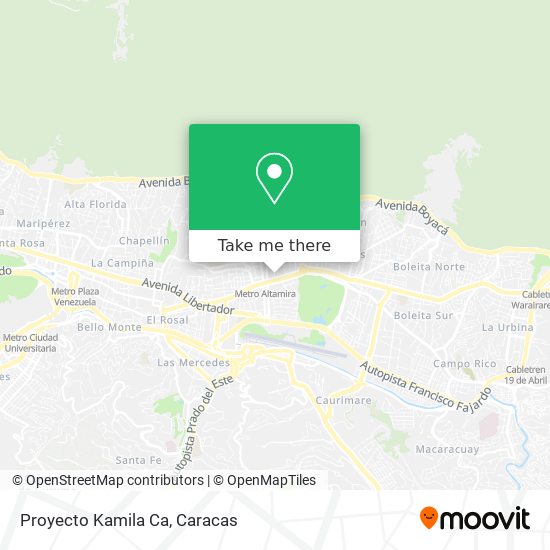 Proyecto Kamila Ca map