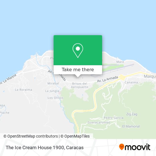 The Ice Cream House 1900 map