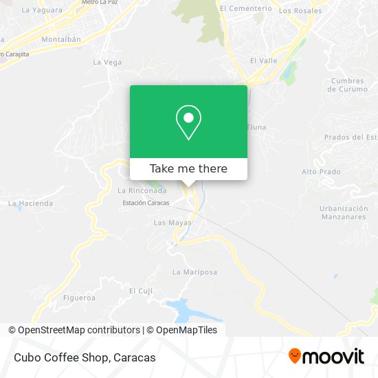 Cubo Coffee Shop map