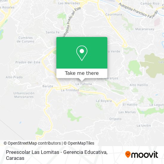 Mapa de Preescolar Las Lomitas - Gerencia Educativa