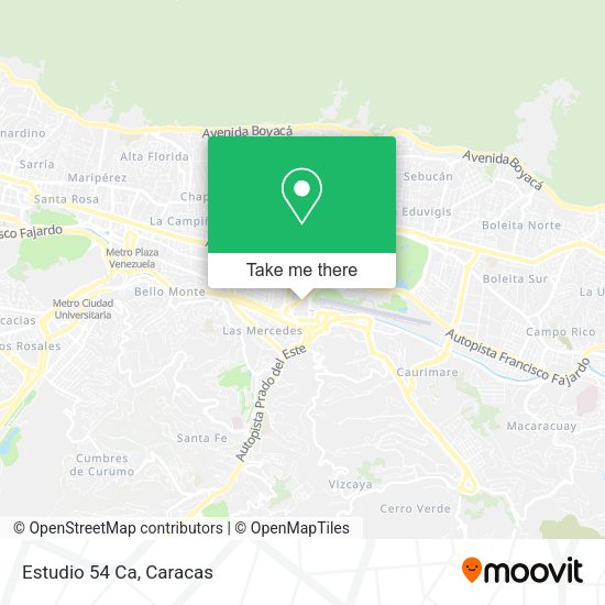 Mapa de Estudio 54 Ca