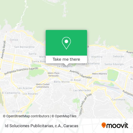 Id Soluciones Publicitarias, c.A. map