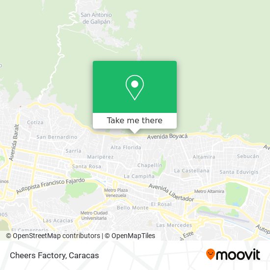 Mapa de Cheers Factory