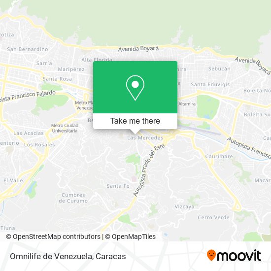 Omnilife de Venezuela map